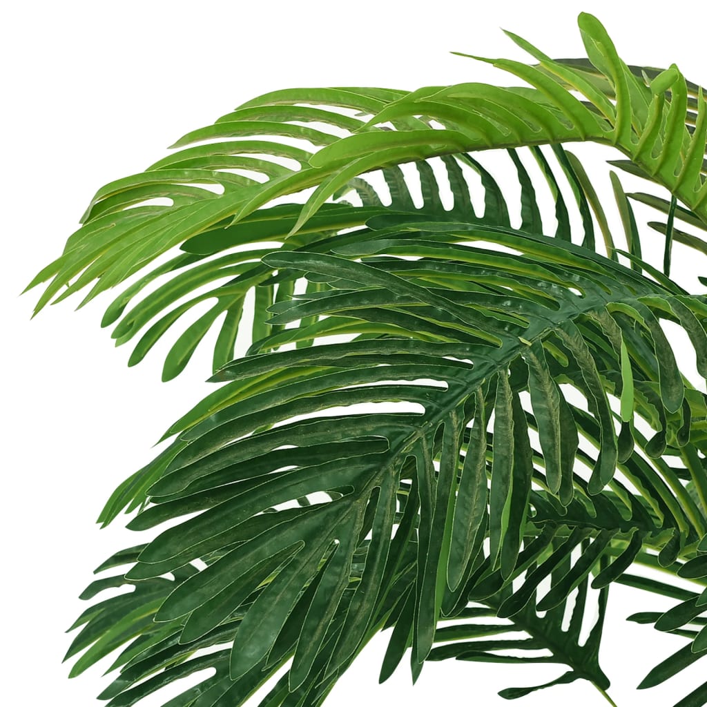 Artificial plant, sago palm with flower pot, 140 cm, green