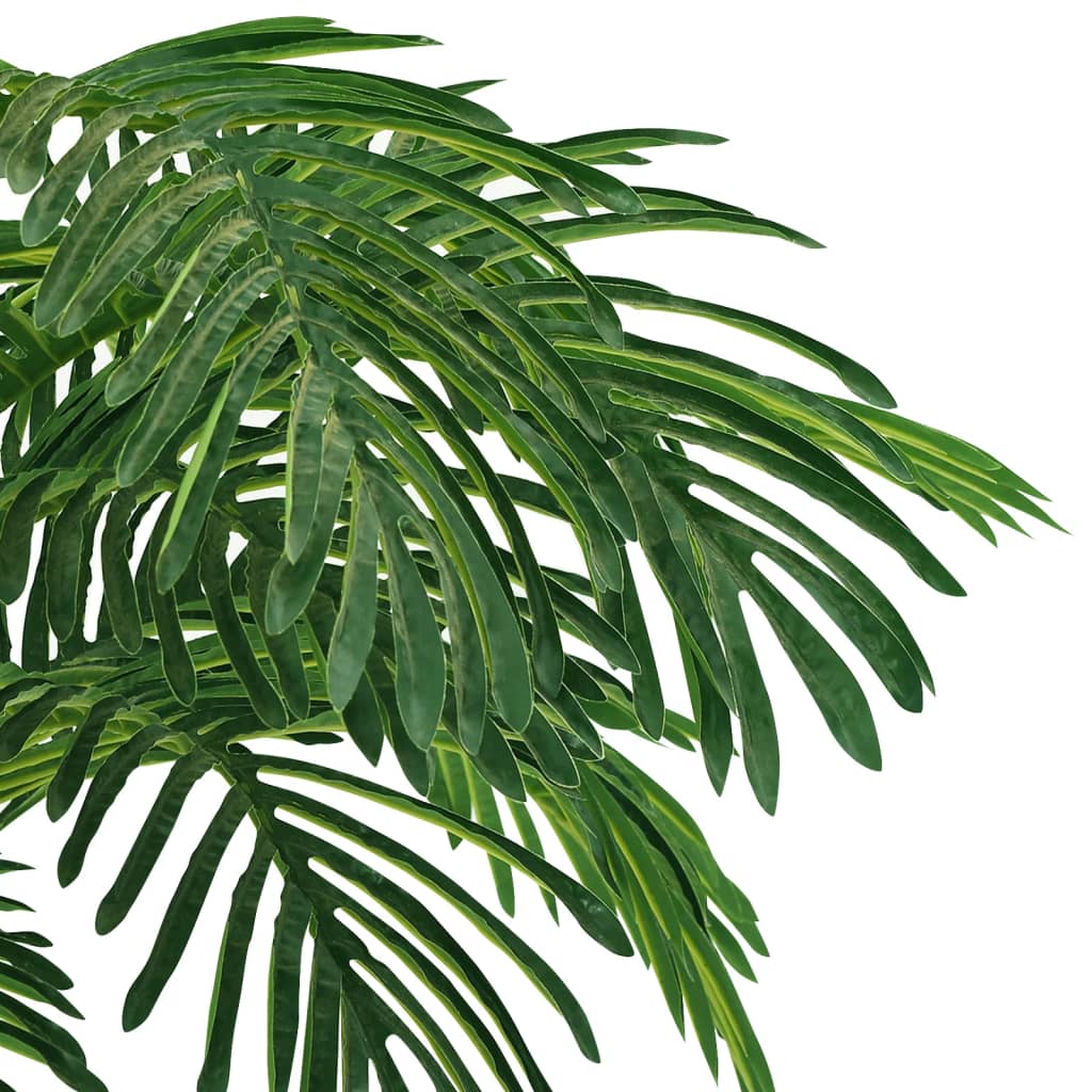 Artificial plant, sago palm with flower pot, 140 cm, green