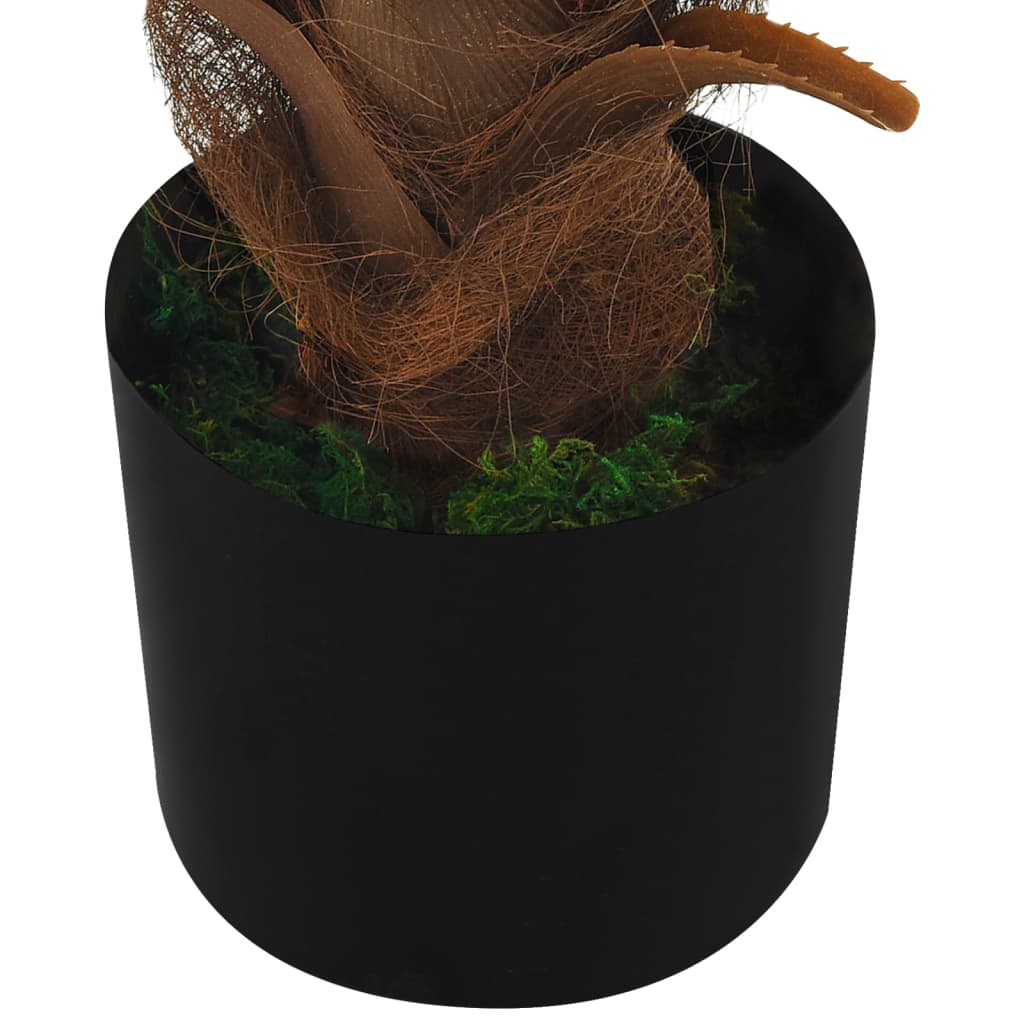 Artificial plant, sago palm with flower pot, 140 cm, green
