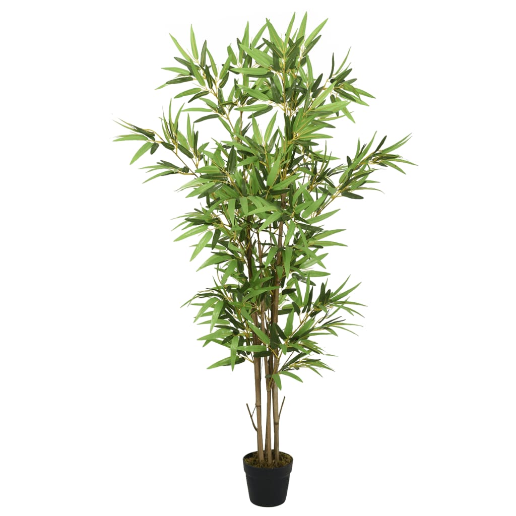Artificial bamboo, with 828 leaves, 150 cm, green