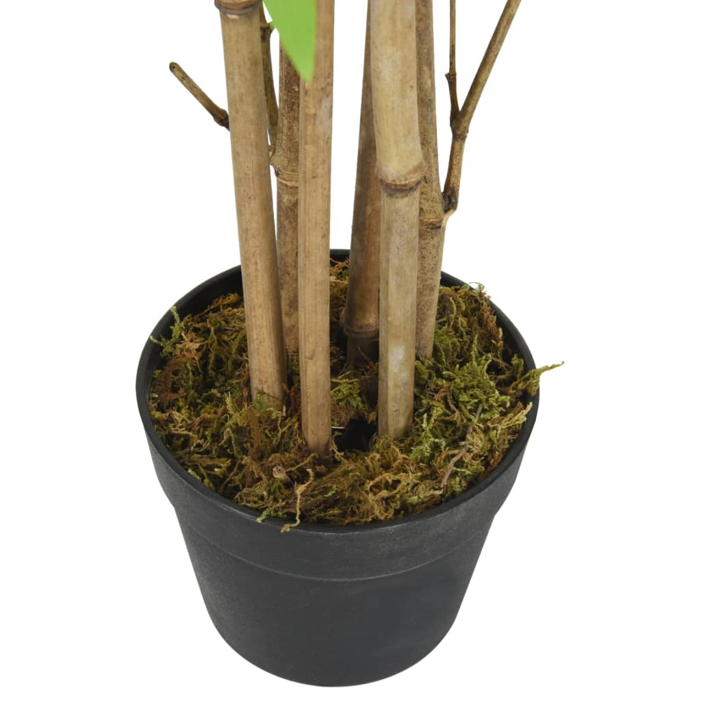 Artificial bamboo, with 828 leaves, 150 cm, green