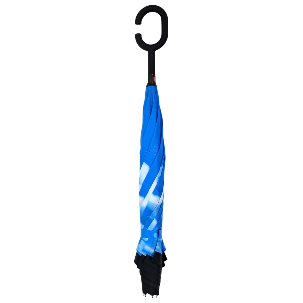Umbrella C-shaped handle, black, 108 cm