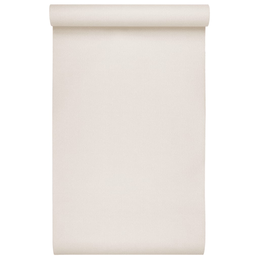 Wallpaper with 3D stone pattern, cream, 10x0.53 m, non-woven fabric