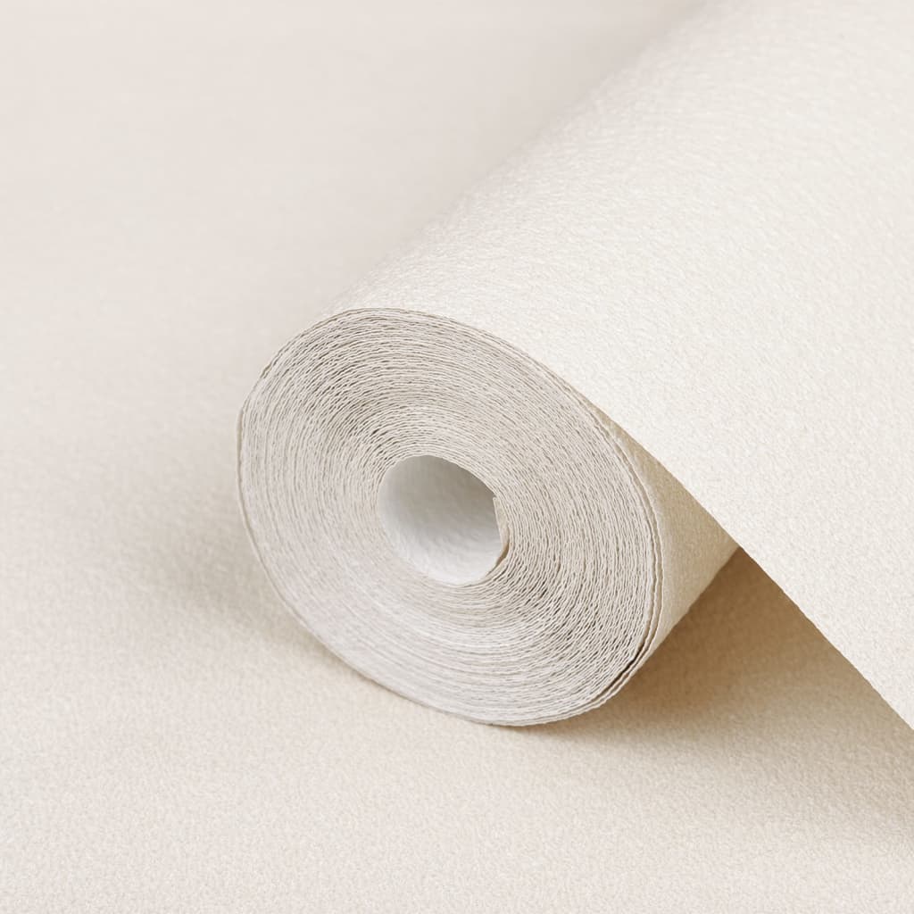 Wallpaper with 3D stone pattern, cream, 10x0.53 m, non-woven fabric