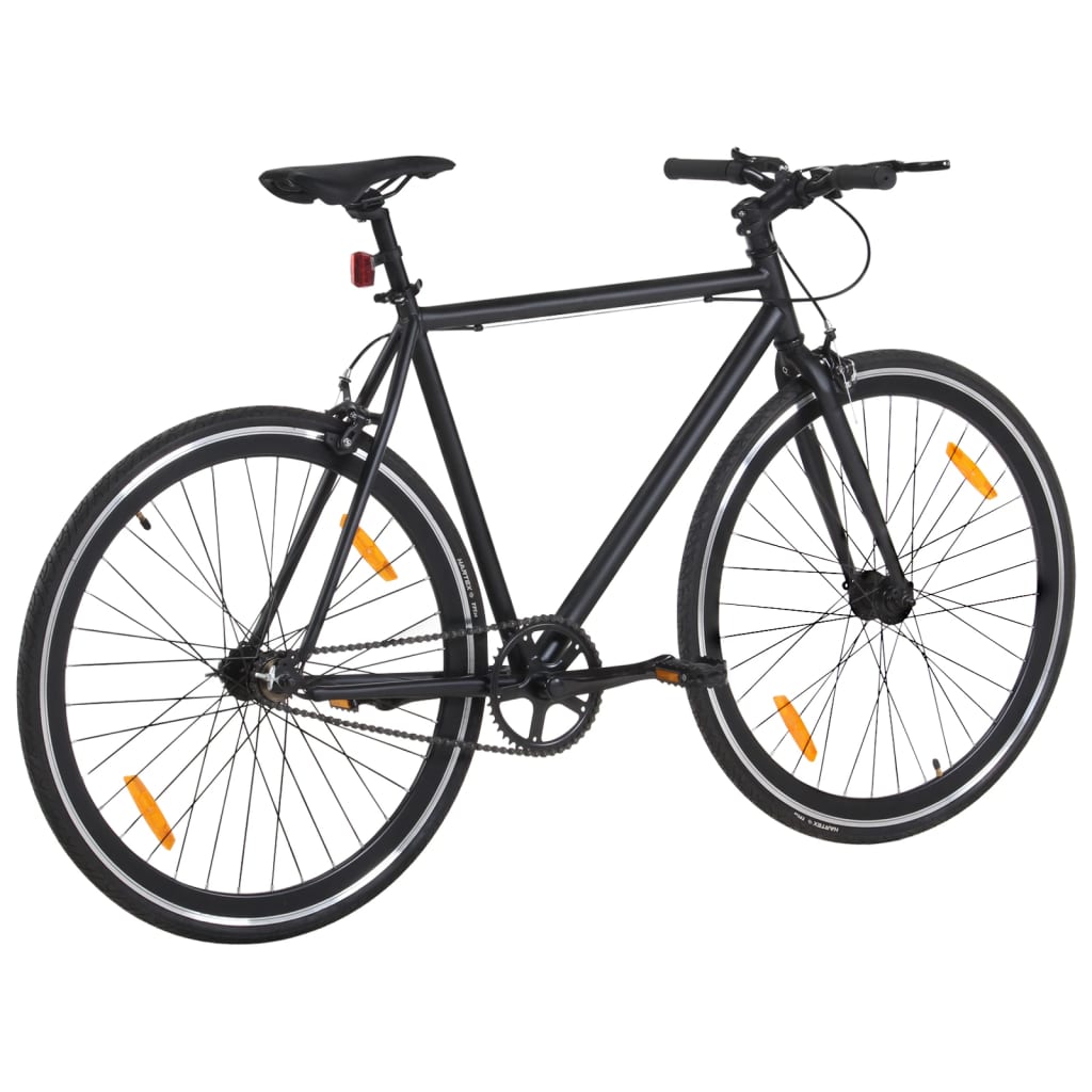 Single speed bicycle, black, 700C 59 cm