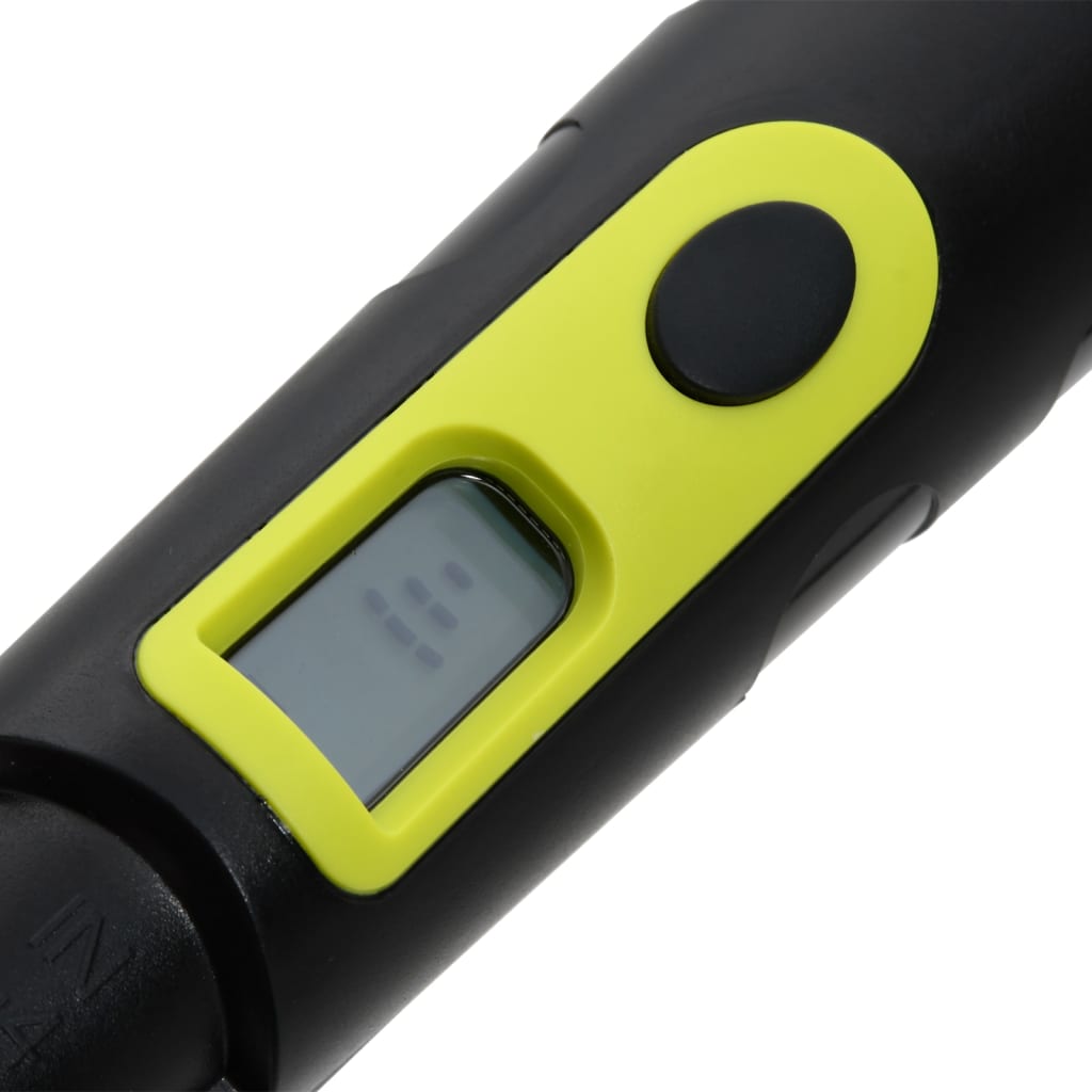 Pinpointer metal detector with LCD screen, black and yellow