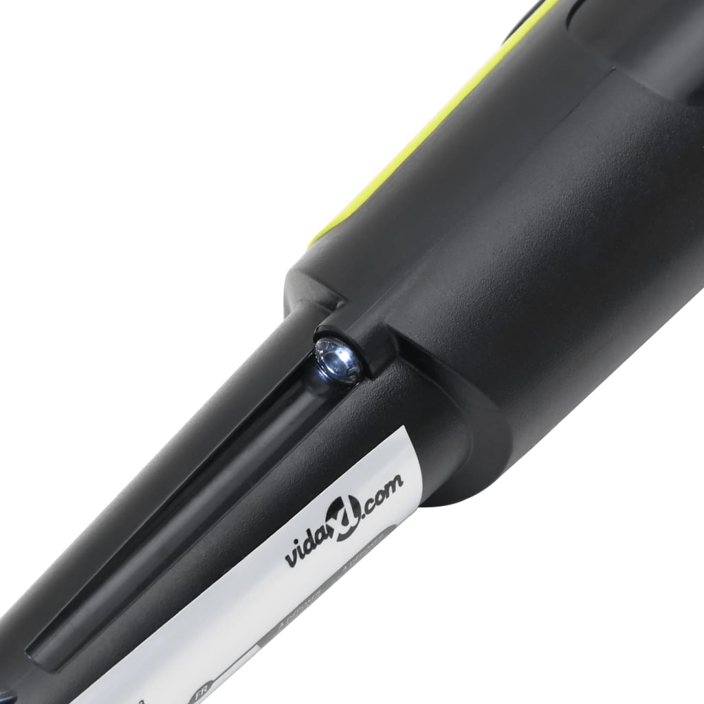 Pinpointer metal detector with LCD screen, black and yellow