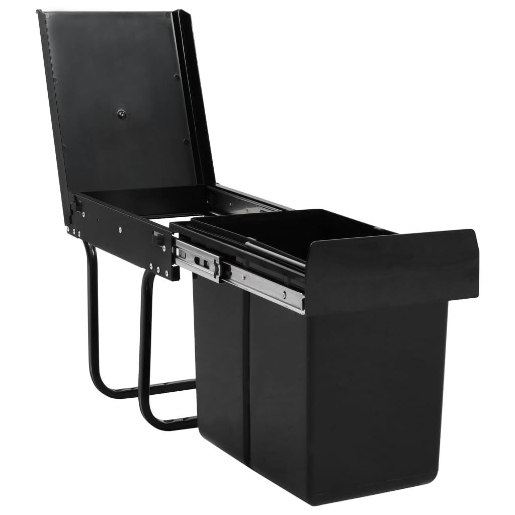 Pull-out trash can, soft close, 20 l