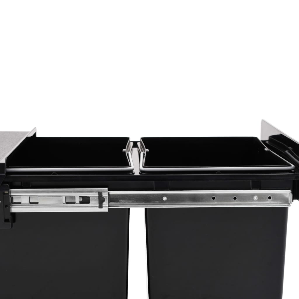 Pull-out trash can, soft close, 20 l