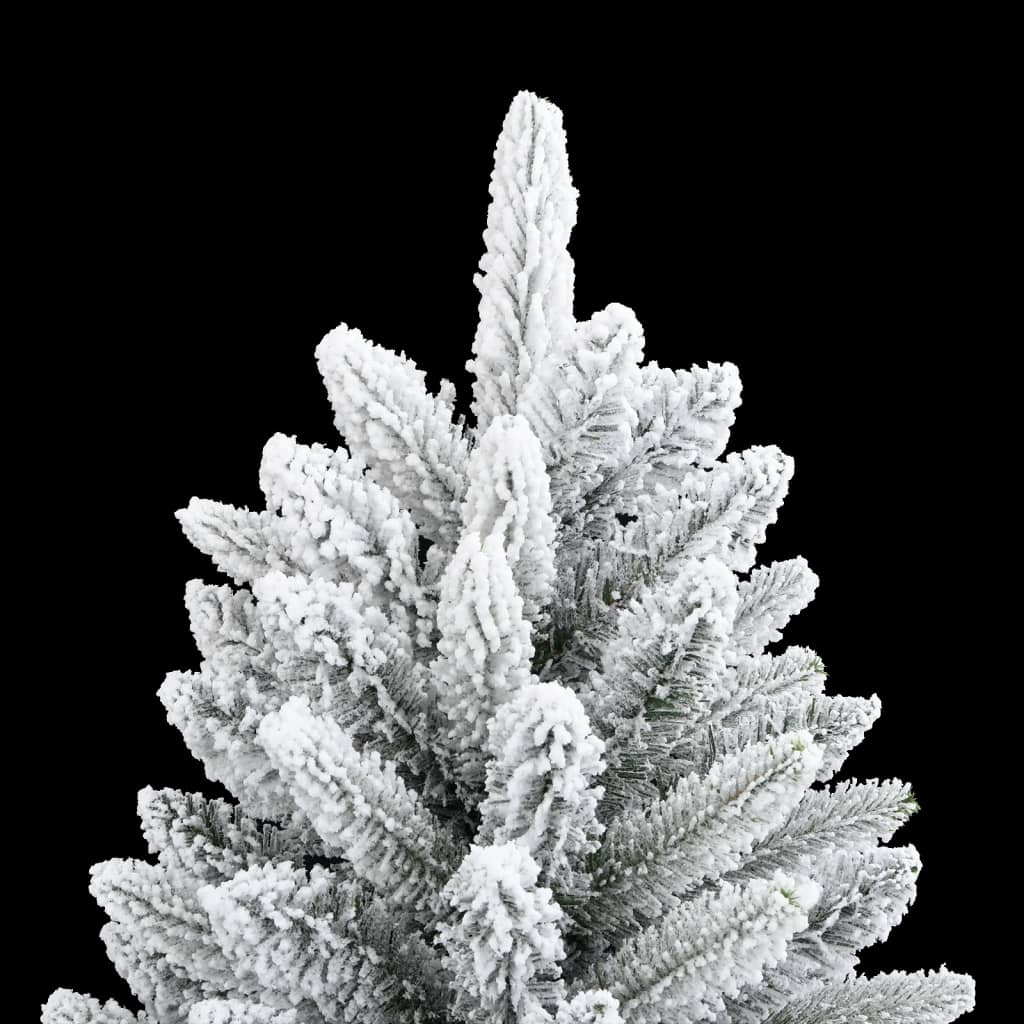 Artificial fir tree with snowy branches, 210 cm, PVC and PE