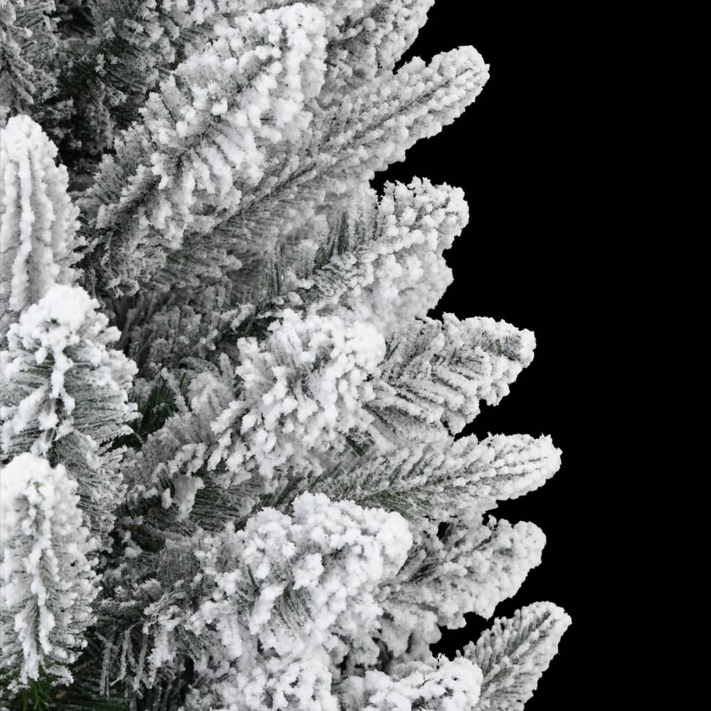 Artificial fir tree with snowy branches, 210 cm, PVC and PE
