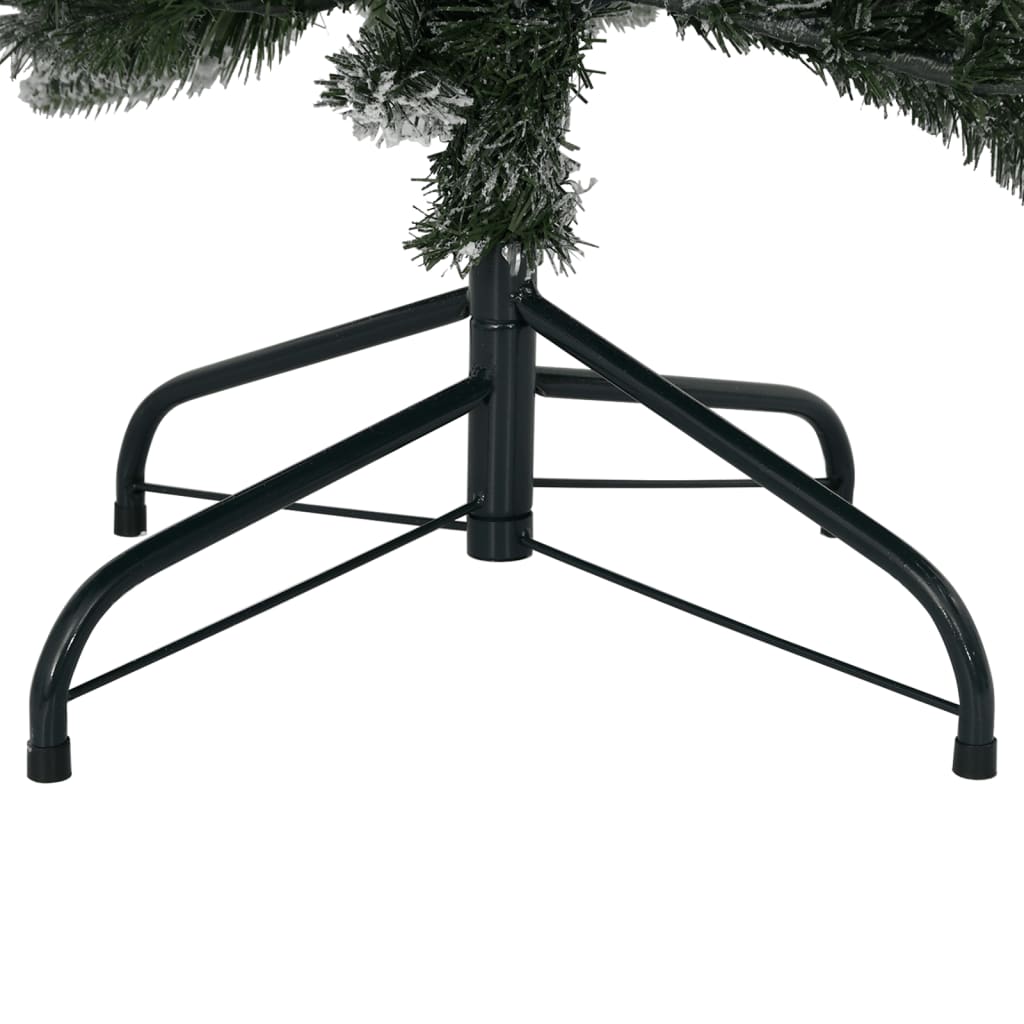 Artificial fir tree with snowy branches, 210 cm, PVC and PE