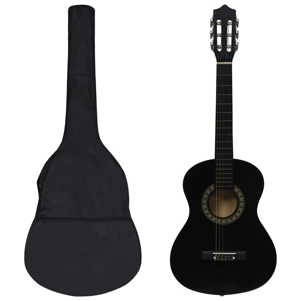 8-piece guitar set for beginners, black 1 / 2 34