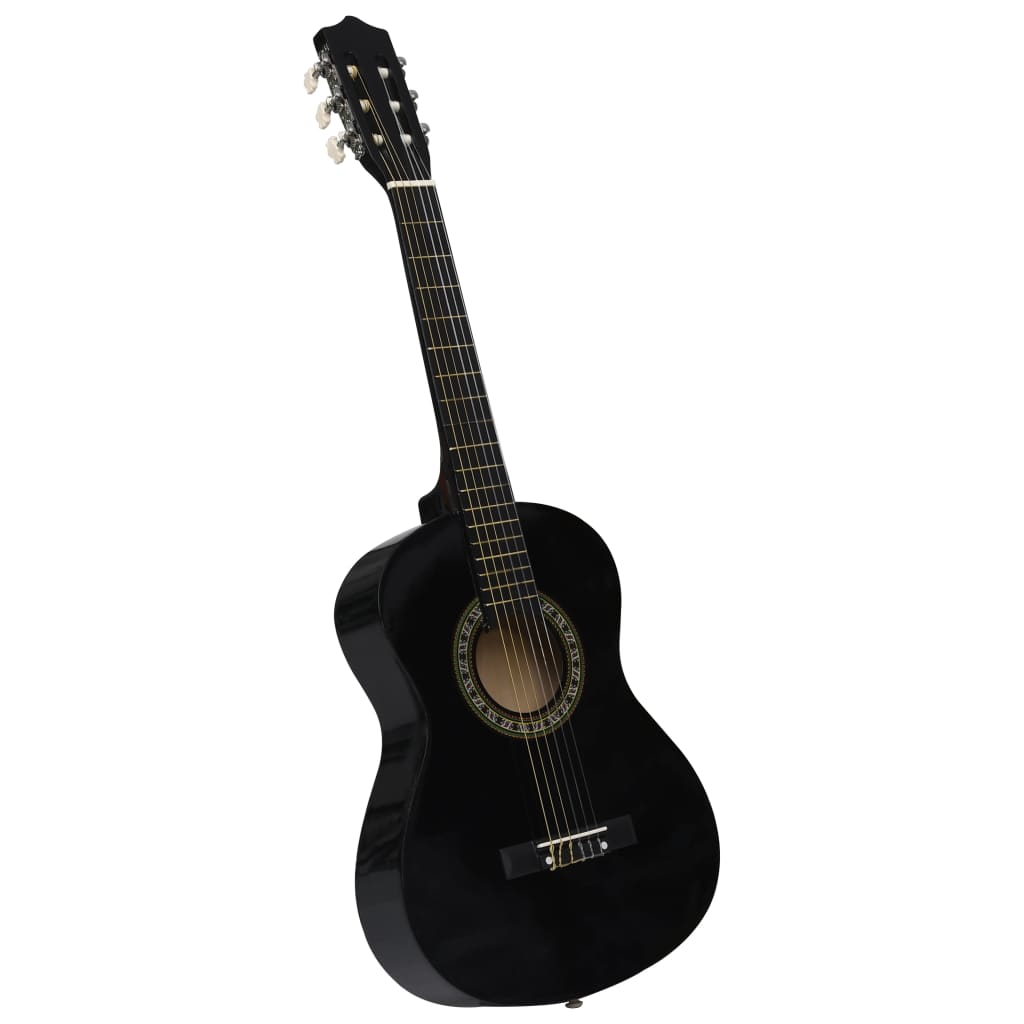8-piece guitar set for beginners, black 1 / 2 34