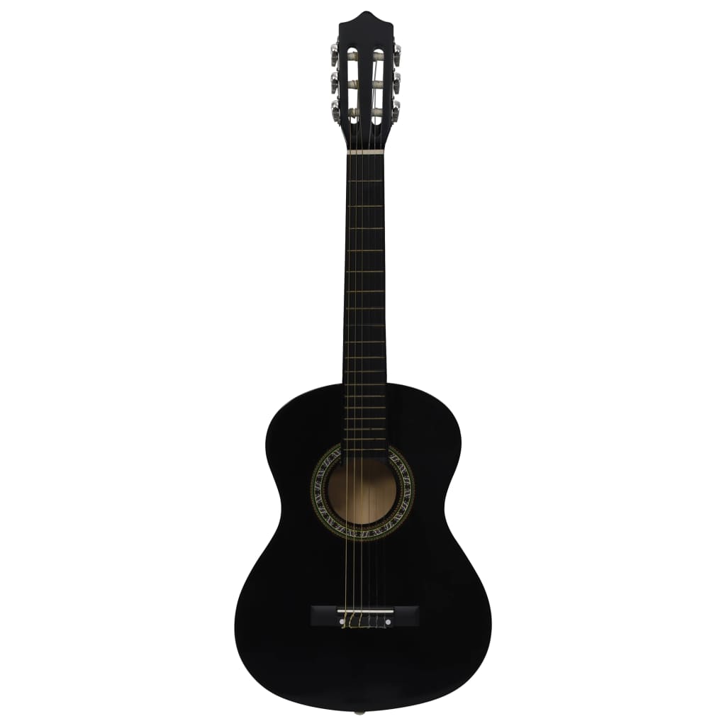 8-piece guitar set for beginners, black 1 / 2 34