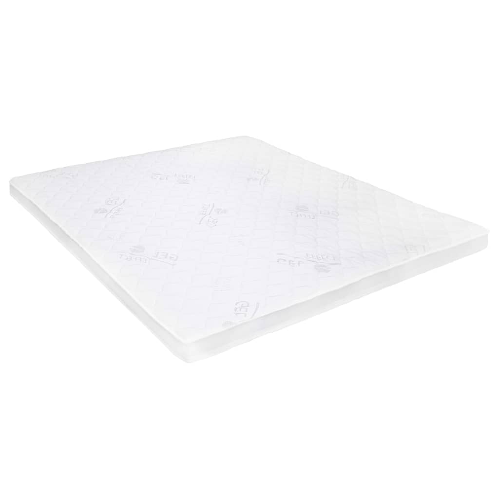 Top mattress 140 x 200 cm gel foam 7 cm