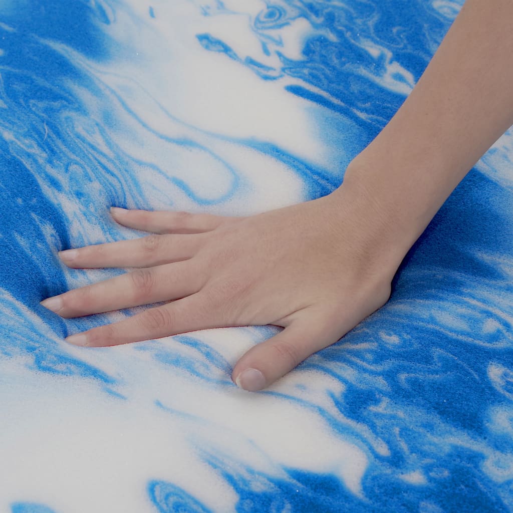 Top mattress 100 x 200 cm gel foam 7 cm