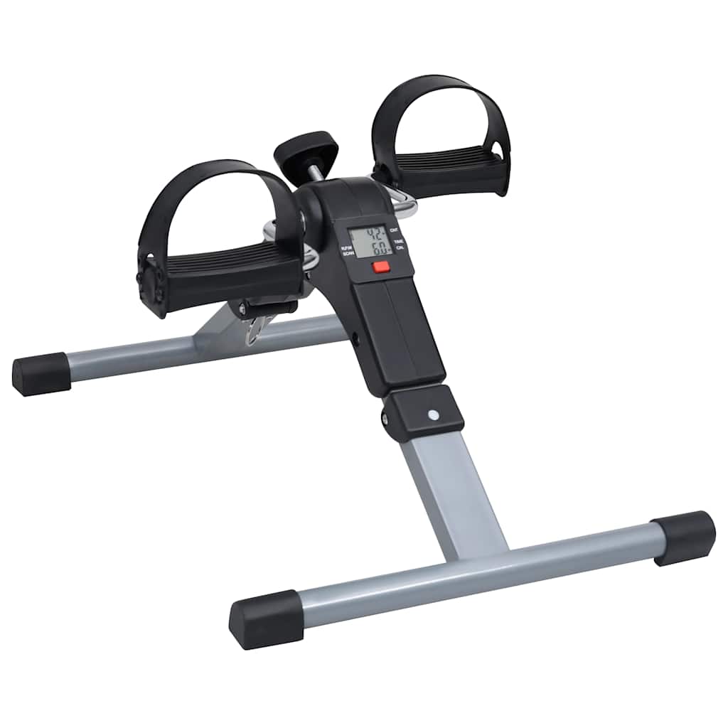 Pedal exerciser for legs and arms with LCD display