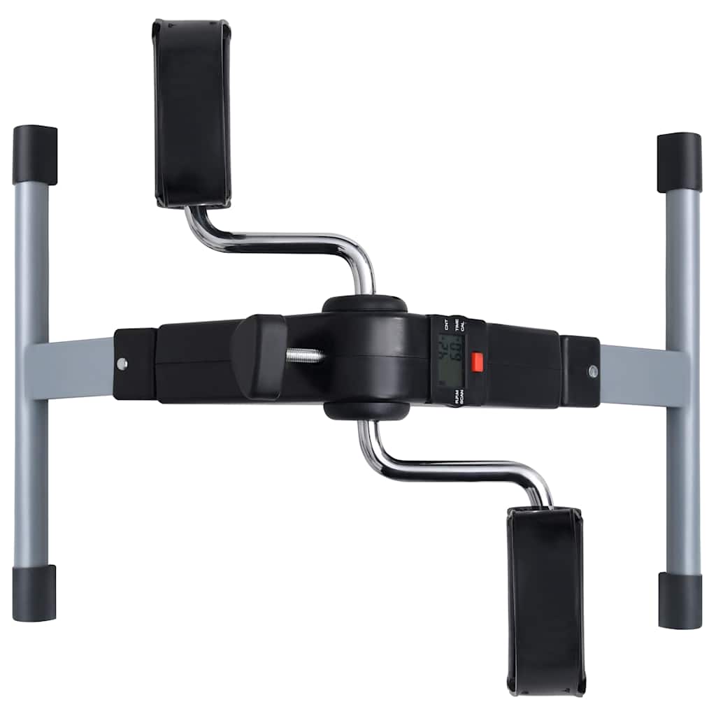 Pedal exerciser for legs and arms with LCD display
