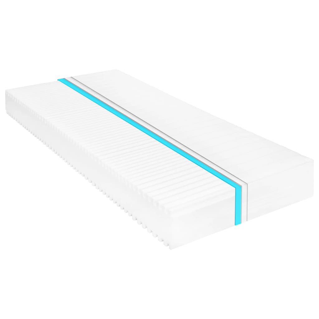 Mattress 120 x 200 cm 7 zone PU foam 16 cm H2 H3