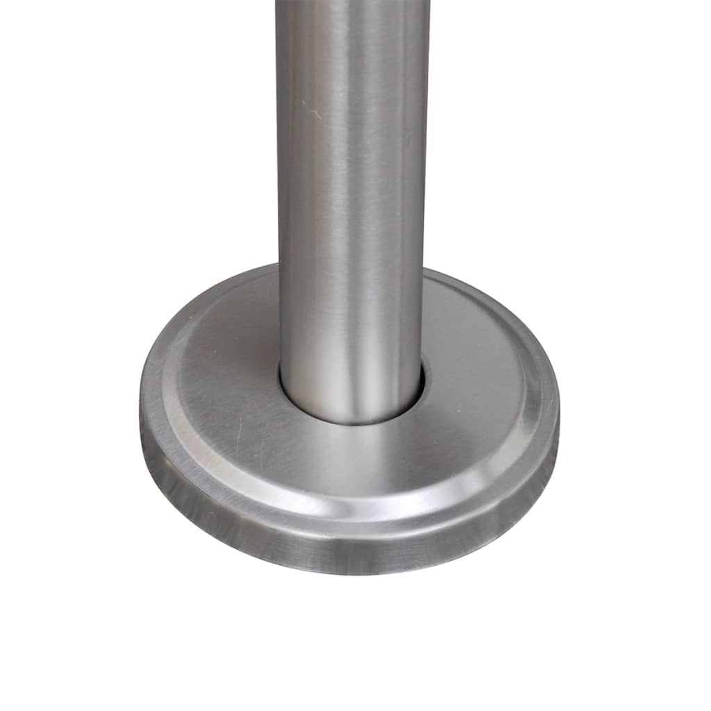 Mailbox on base, stainless steel