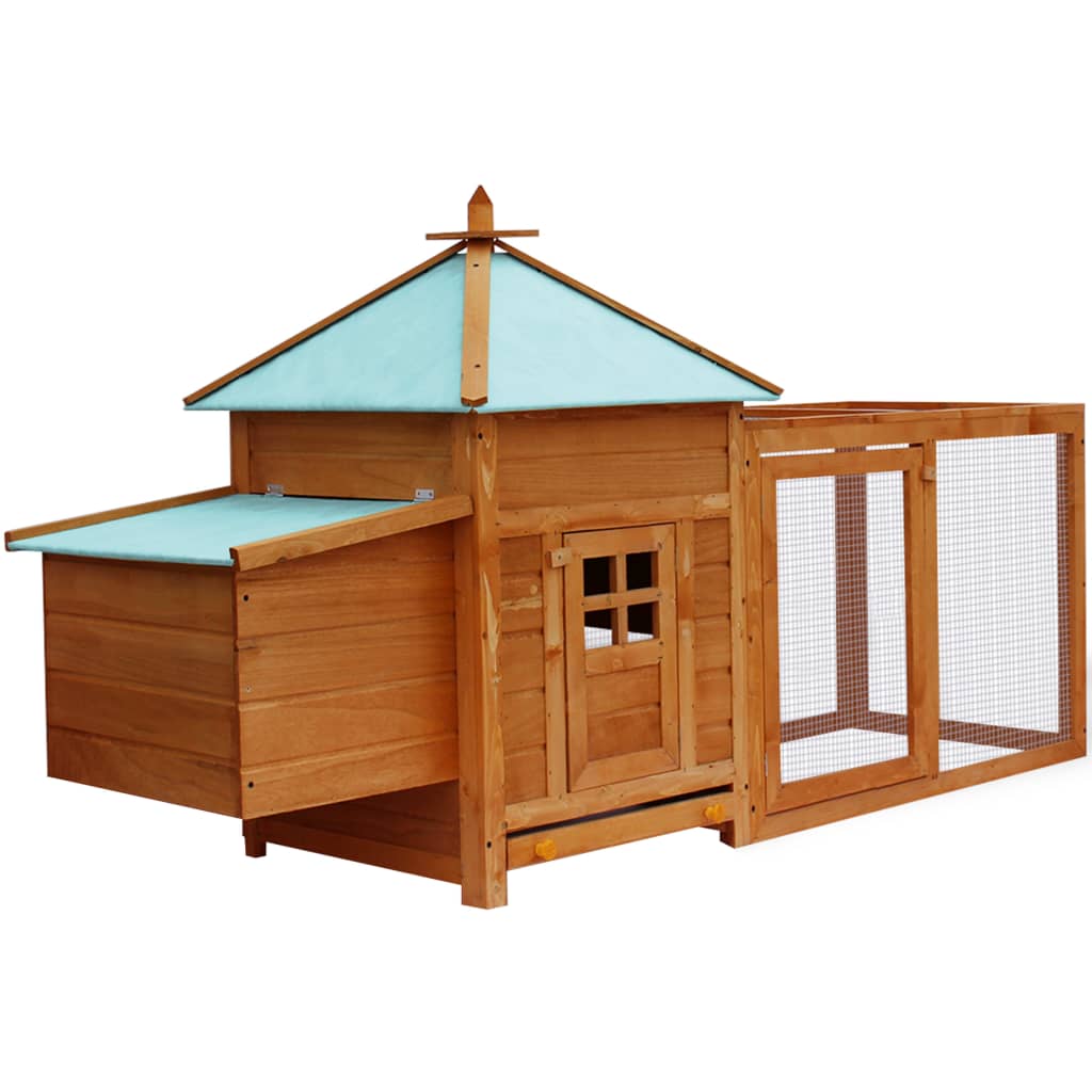 Chicken coop in the garden