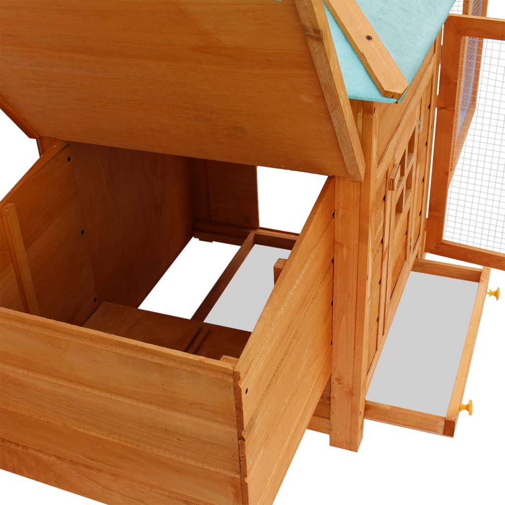 Chicken coop in the garden