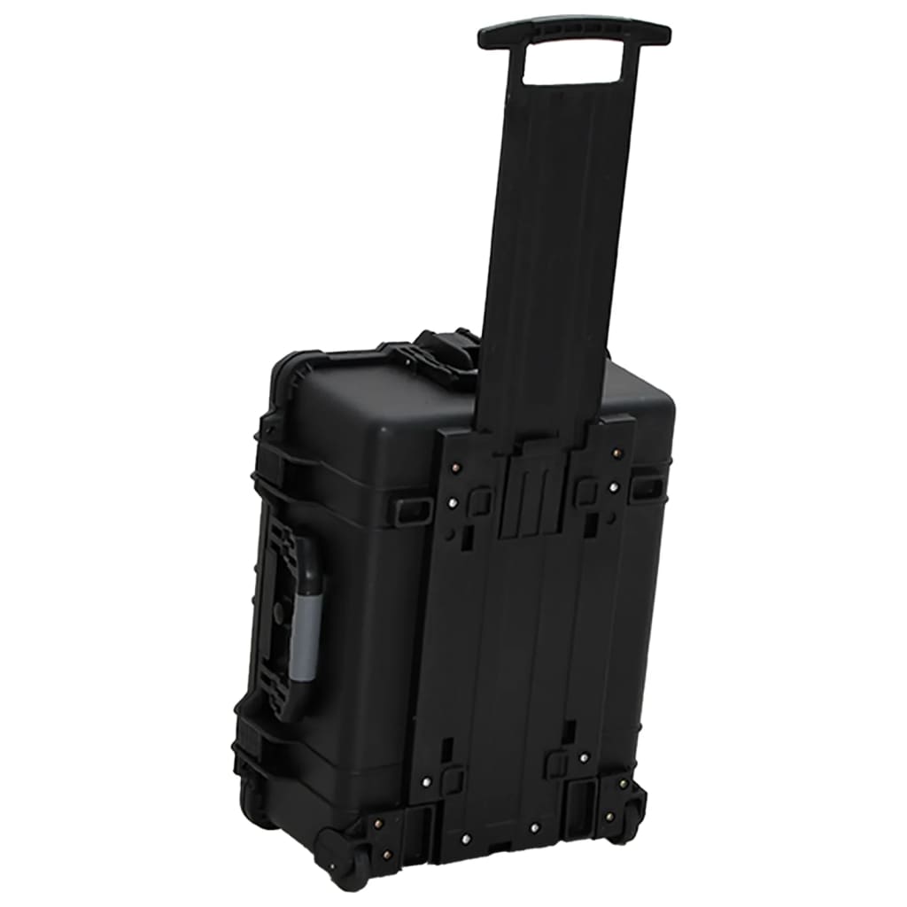 Portable transport case, black, 58 x 45 x 27 cm, PP