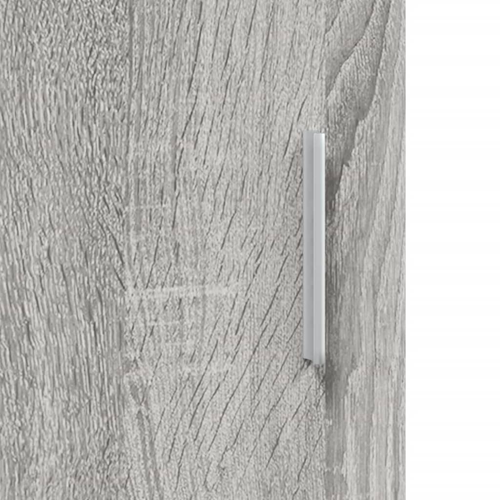 Aquarium base, gray Sonoma oak, 121 x 41 x 58 cm, artificial wood