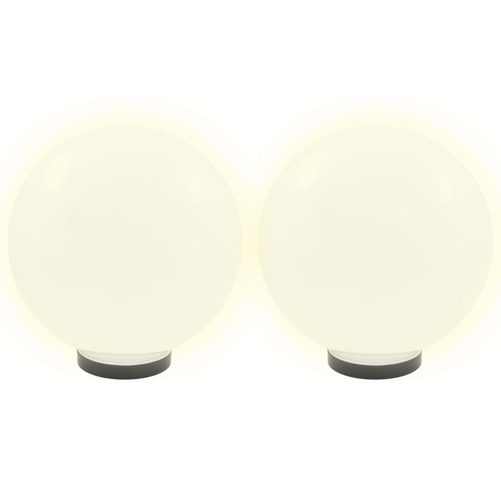LED lamps, 4 pcs., sphere, 30 cm, PMMA