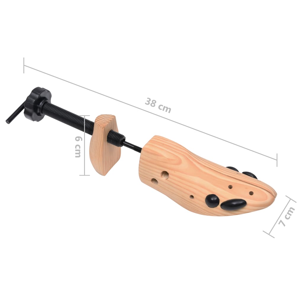 Shoe trees size 2 pairs 36-40 pine wood