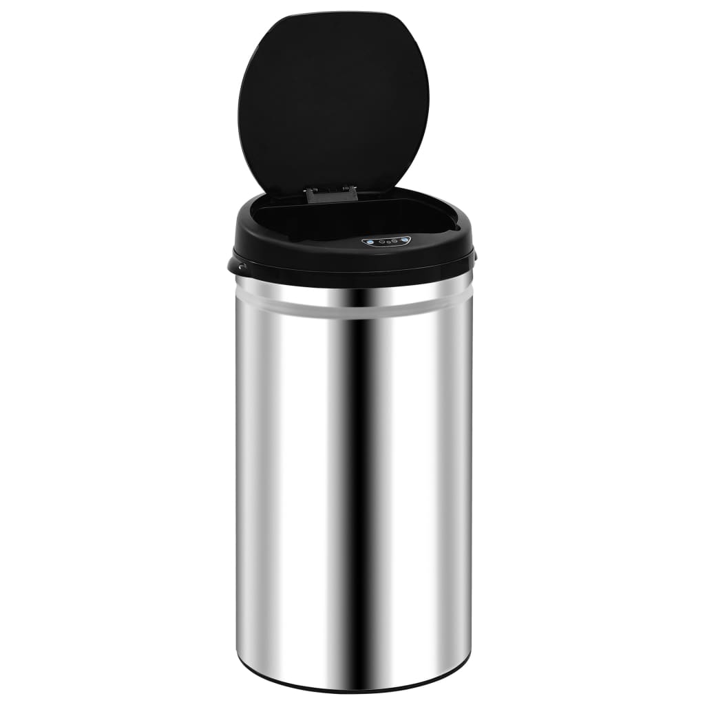Trash can with automatic sensor 50 l stainless steel