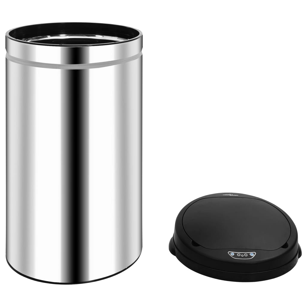 Trash can with automatic sensor 50 l stainless steel