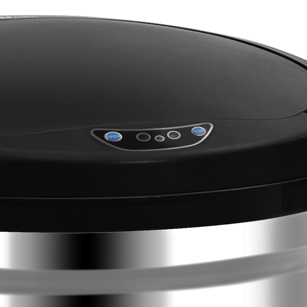 Trash can with automatic sensor 50 l stainless steel
