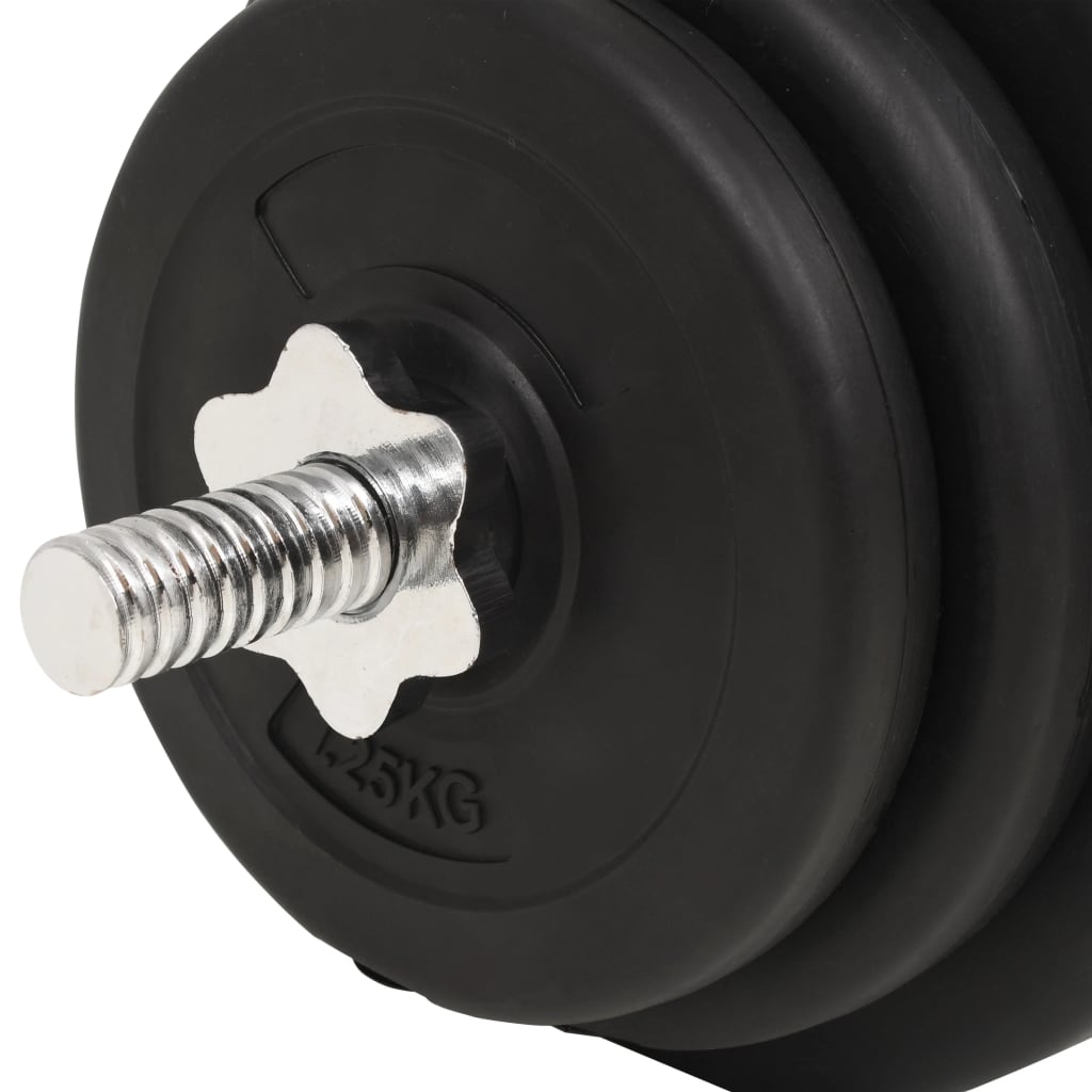 Barbell and dumbbell set, 30 kg