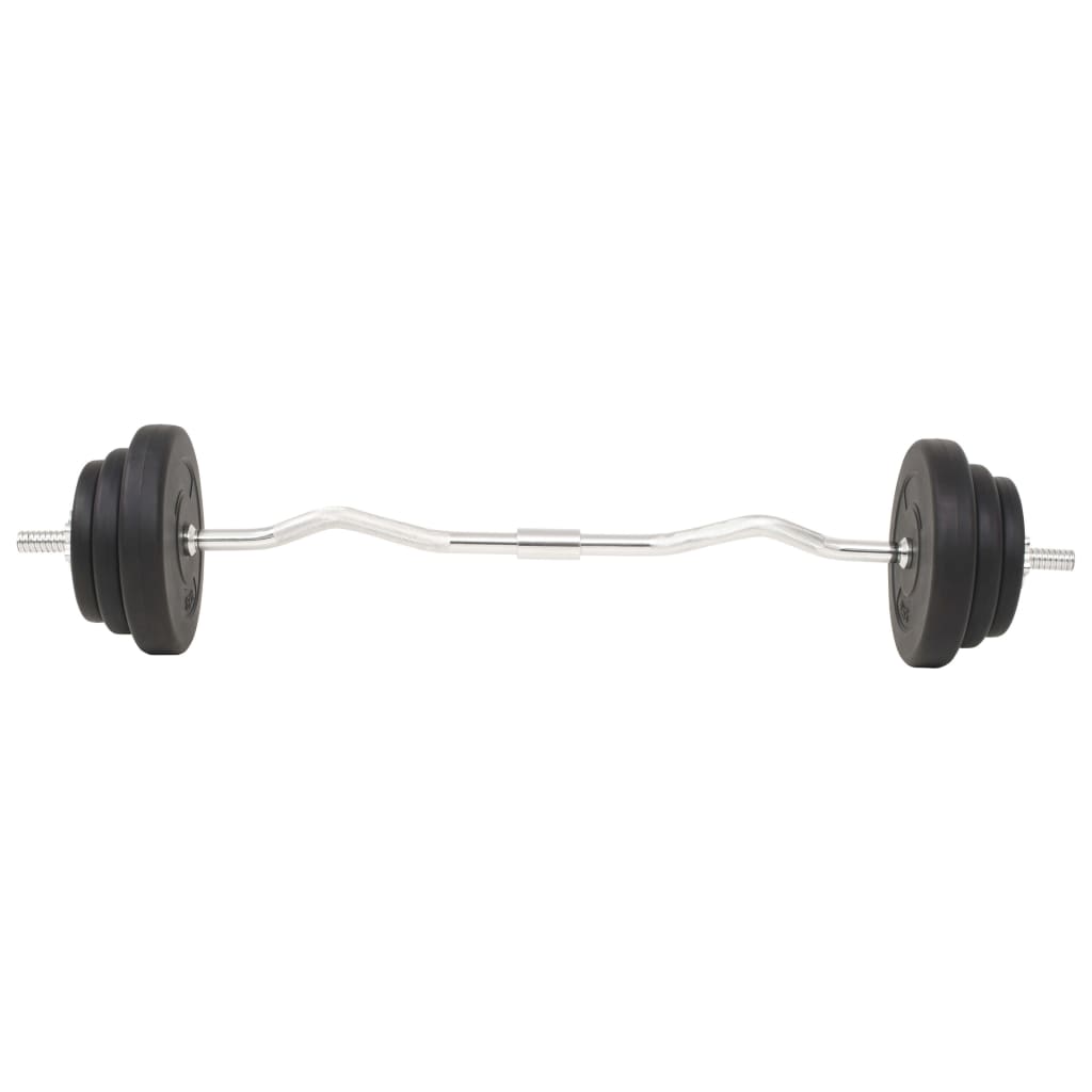 Barbell and dumbbell set, 30 kg