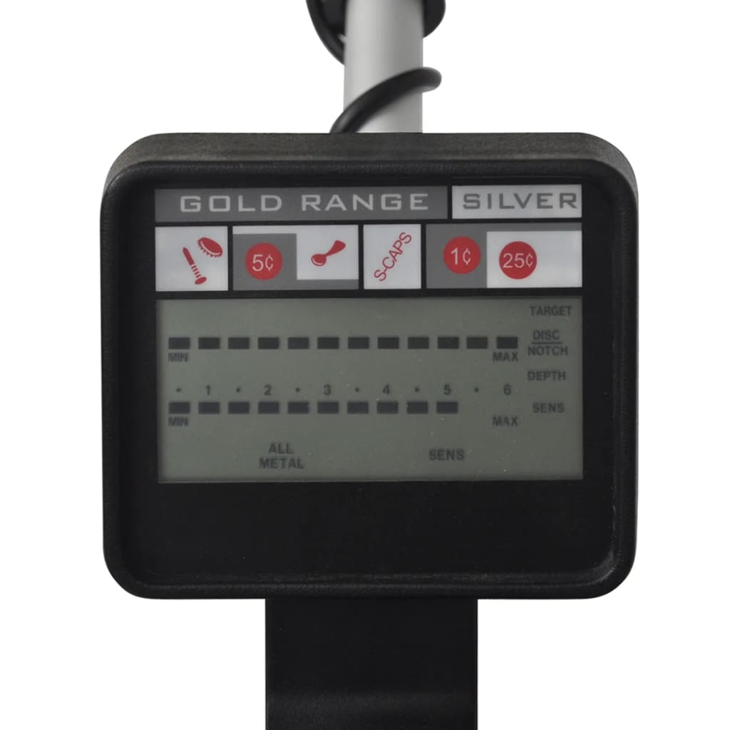 Metal detector 20 cm, search depth up to 300 cm, LCD display