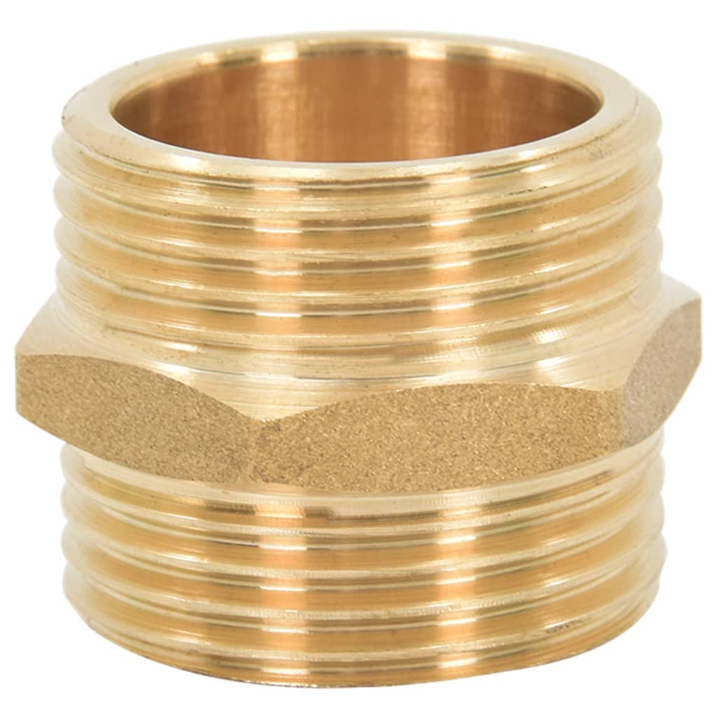 Suction hose with brass connections, green 1.1 7 m PVC
