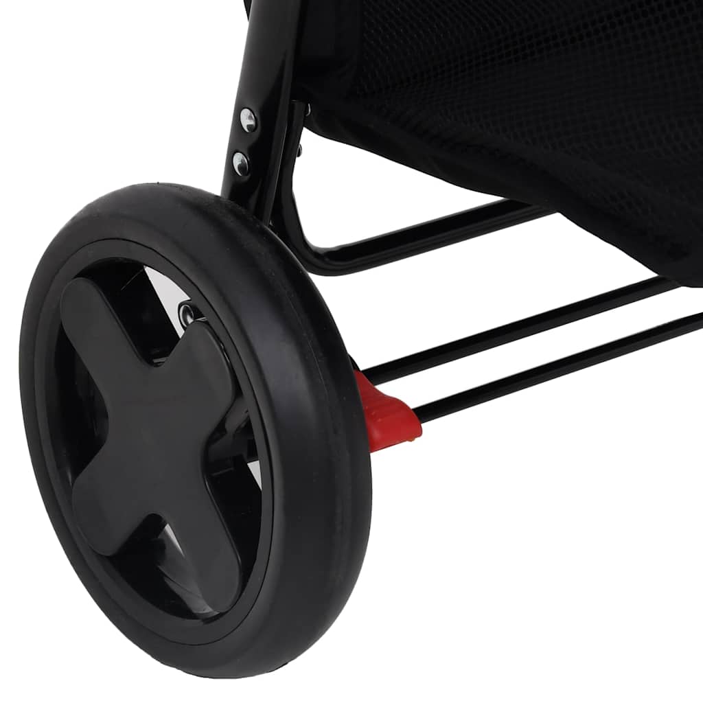 Two-in-one children's stroller light gray, steel