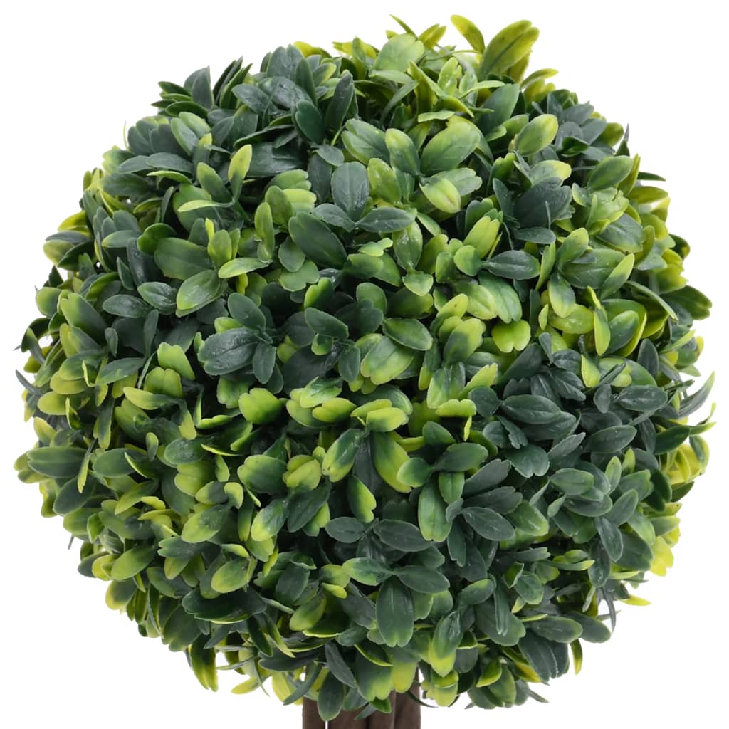 Artificial plant boxwood ball-shaped with pot 2 pcs., green, 56 cm