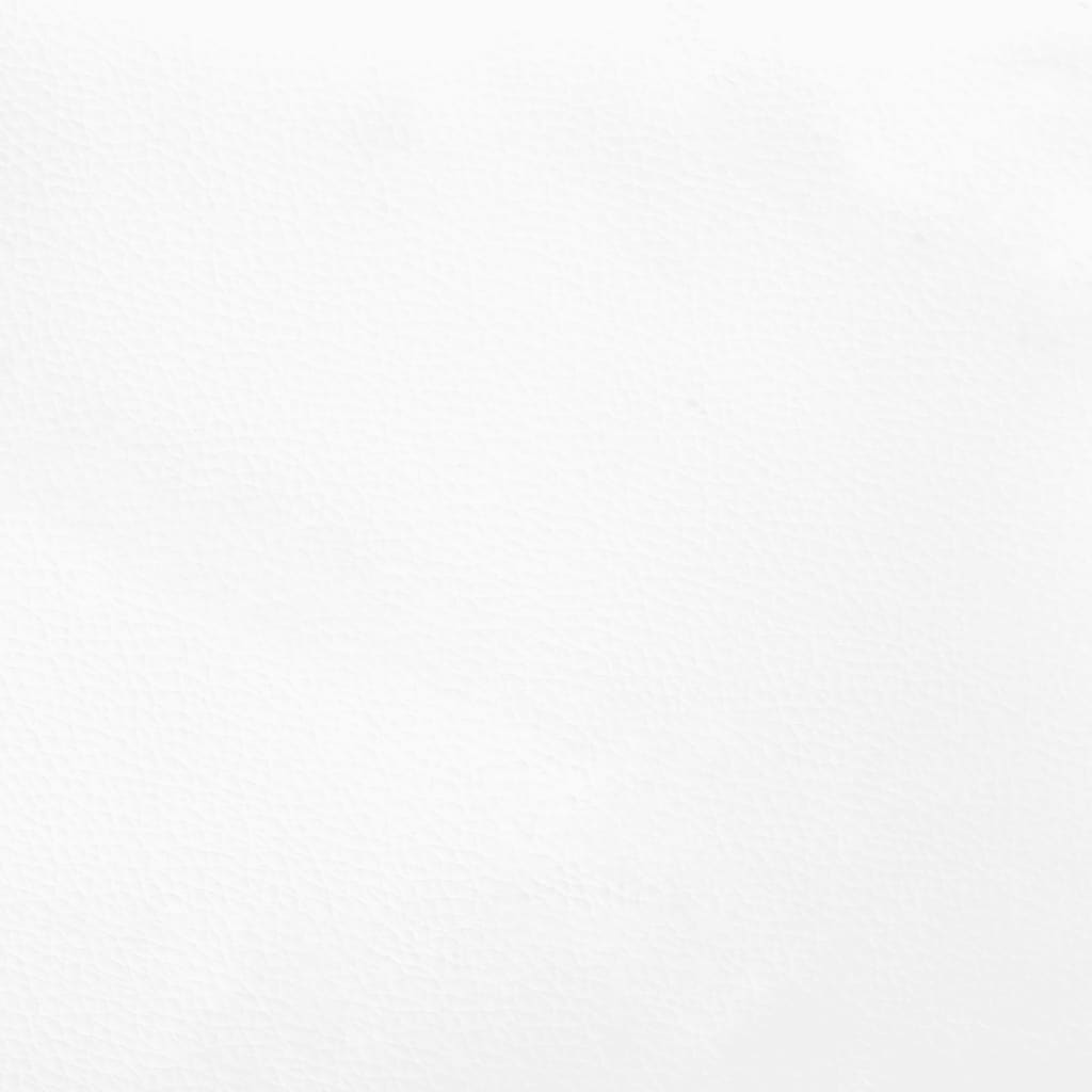 Spring mattress, white, 160x200x20 cm, artificial leather