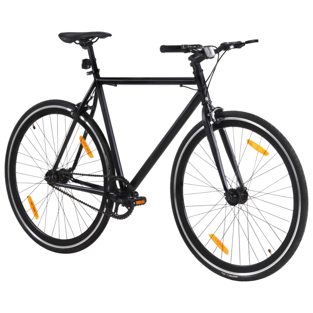 Single speed bicycle, black, 700C 51 cm