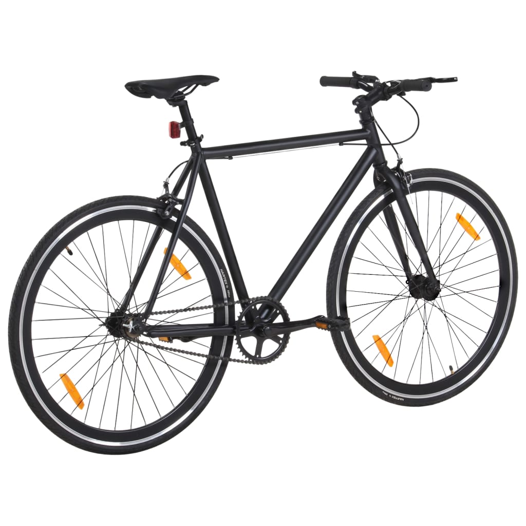Single speed bicycle, black, 700C 51 cm