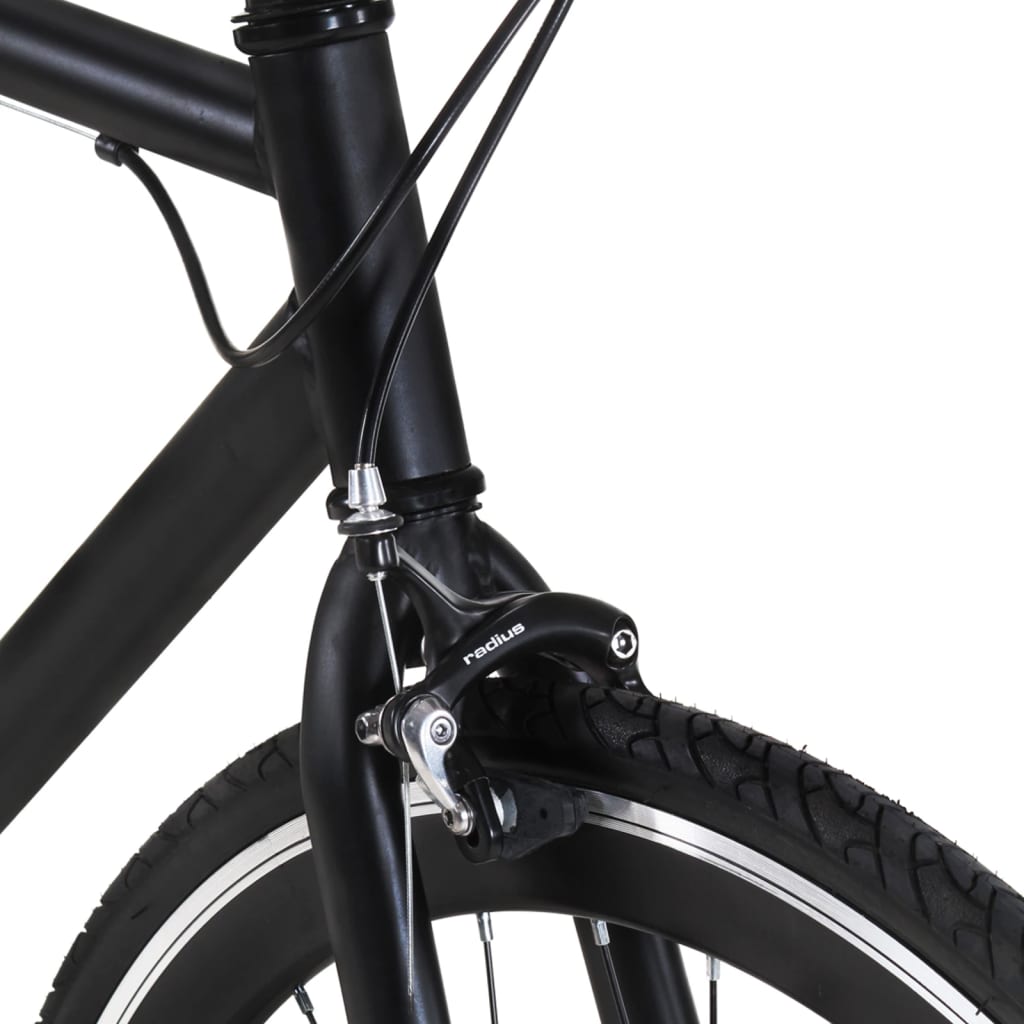 Single speed bicycle, black, 700C 51 cm