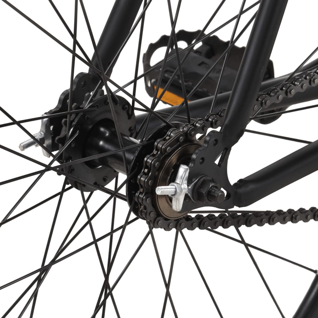 Single speed bicycle, black, 700C 51 cm