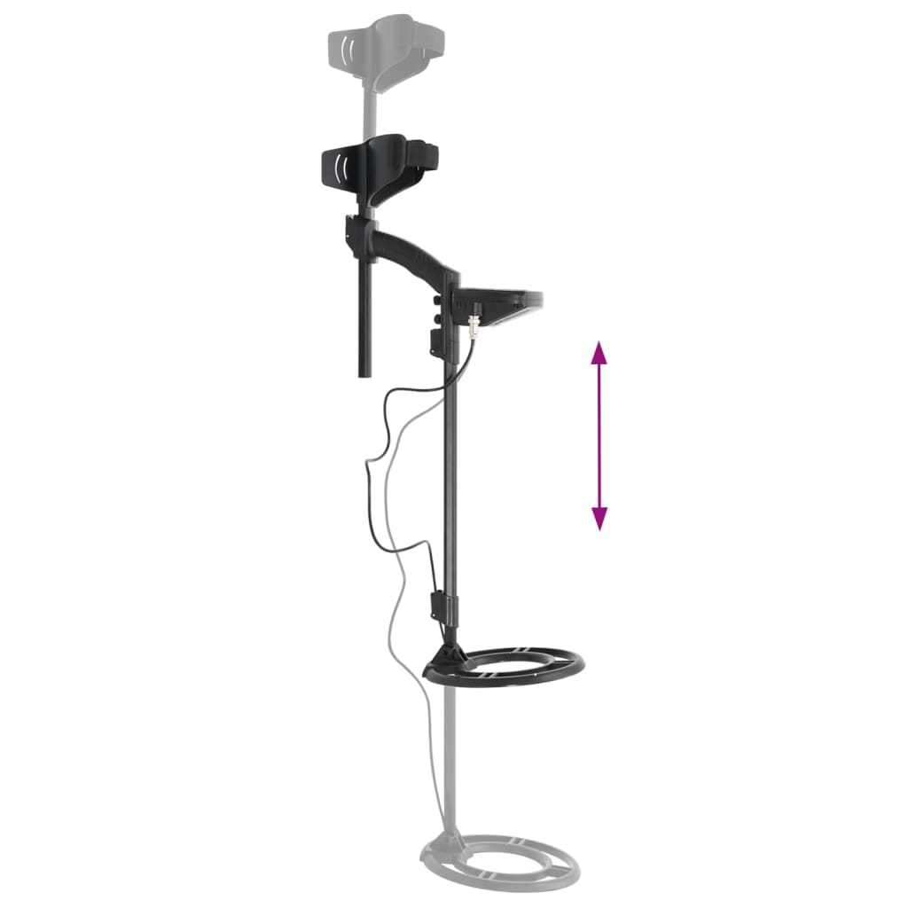Metal detector 18 cm, search depth with precise positioning