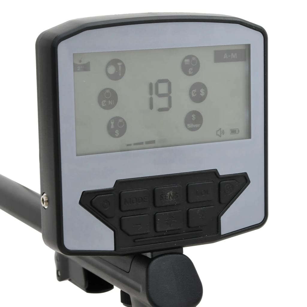 Metal detector 18 cm, search depth with precise positioning