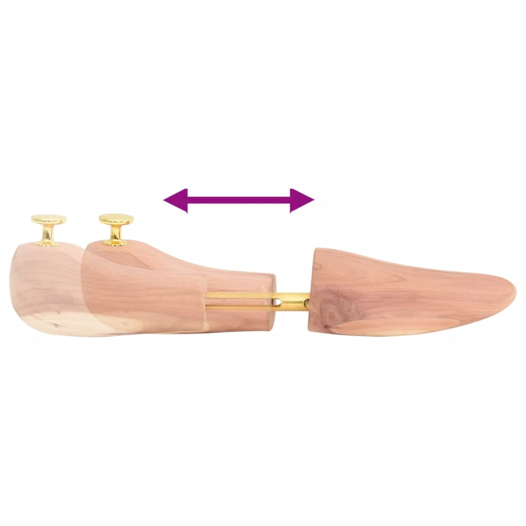 Shoe stretcher with shoe spoon, EU 44-45, cedar