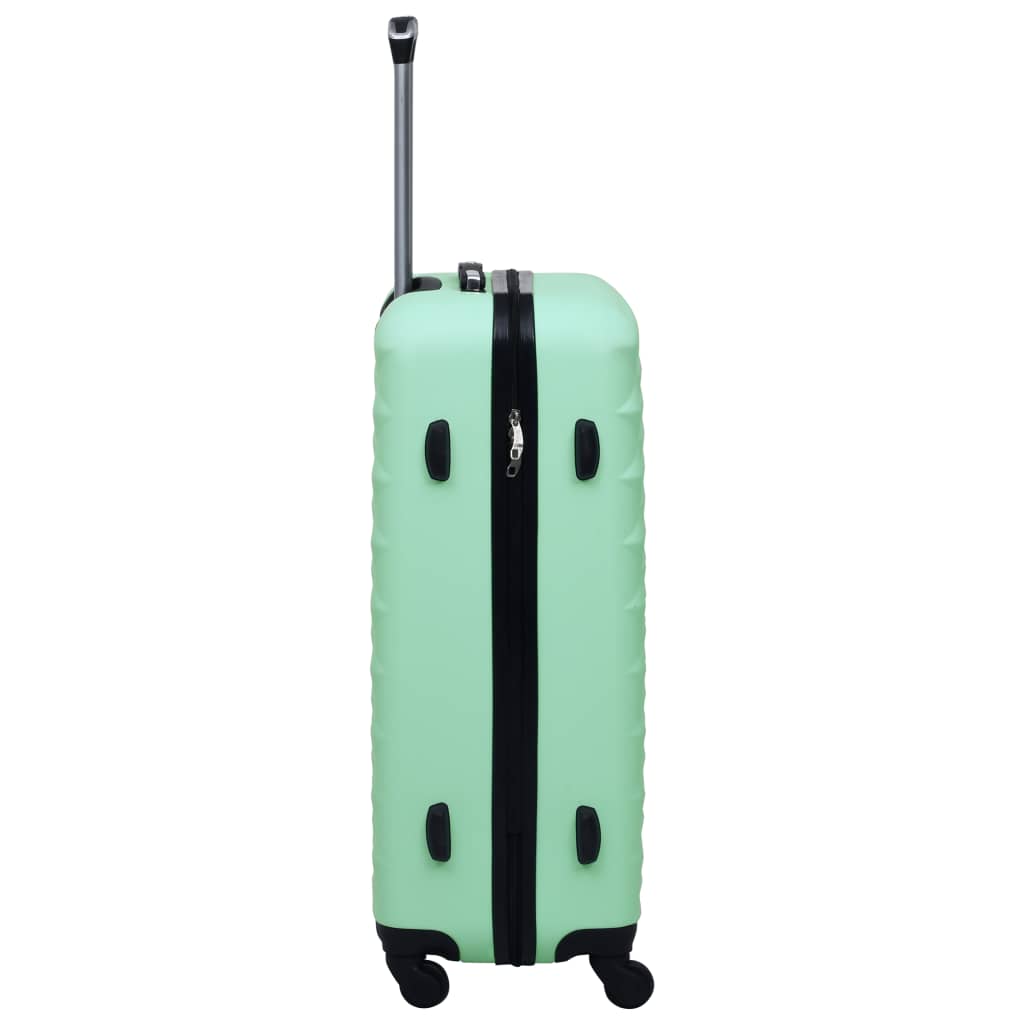 Hard case 3 pcs mint green ABS