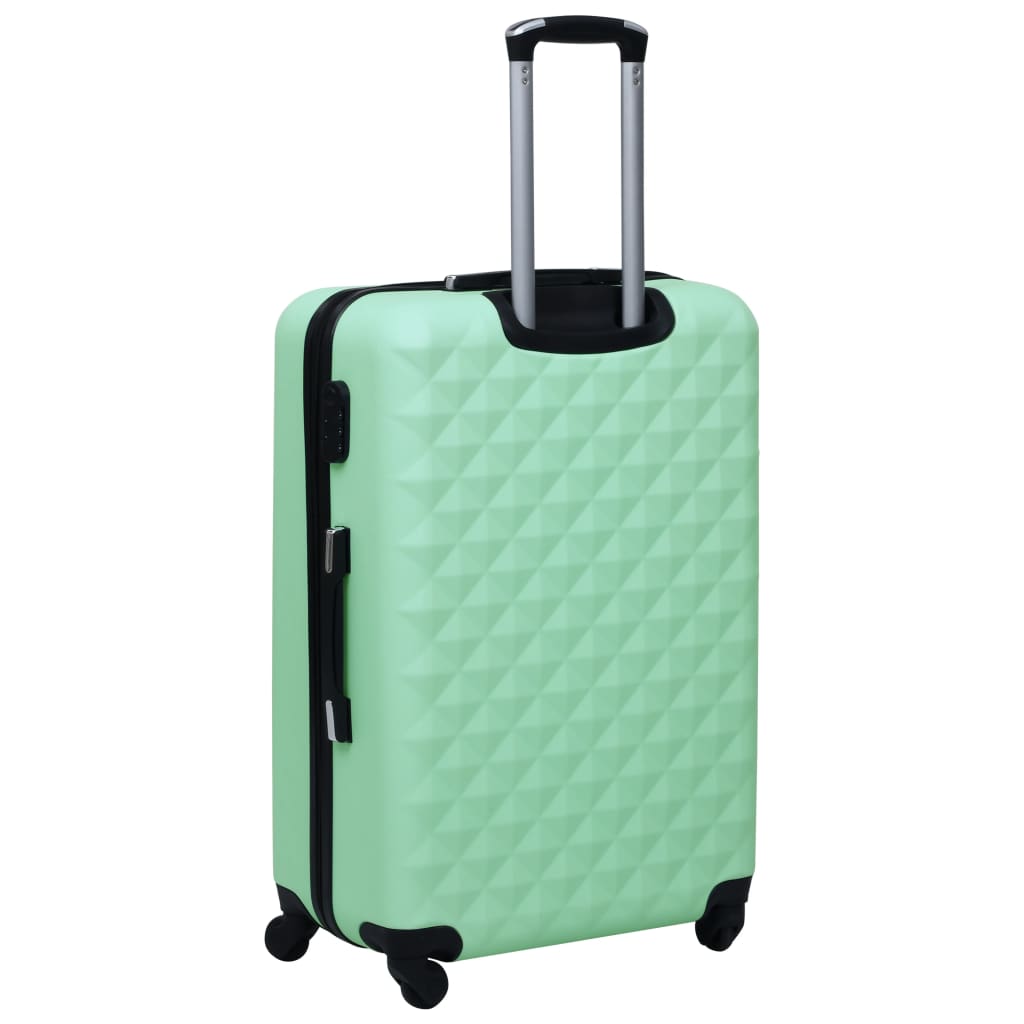 Hard case 3 pcs mint green ABS